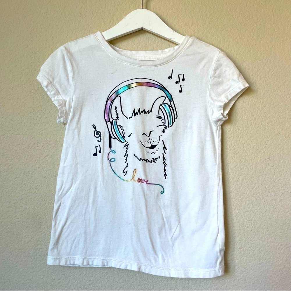 2 Bundle Girls Gap T-shirt white and blue